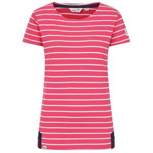 Lazy Jacks Womens/Ladies Breton Top / Cherry